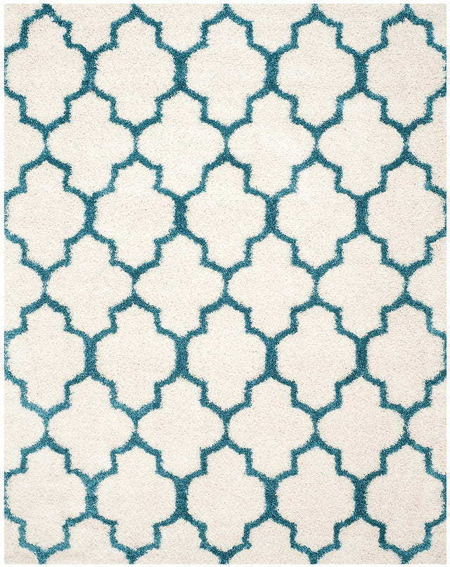 Safavieh Safavieh Kids Shag Sgk569C Ivory / Blue Geometric Area Rug