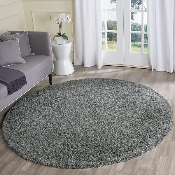 Safavieh Laguna Shag Sgl303G Dark Grey Shag Area Rug