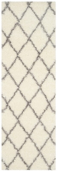 Safavieh Montreal Shag Sgm831B Ivory / Grey Shag Area Rug