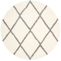 Safavieh Montreal Shag Sgm831B Ivory / Grey Shag Area Rug