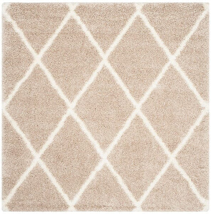 Safavieh Montreal Shag Sgm831C Beige / Ivory Geometric Area Rug