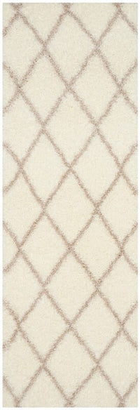 Safavieh Montreal Shag Sgm831F Ivory / Beige Geometric Area Rug