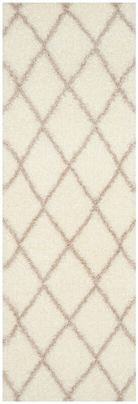 Safavieh Montreal Shag Sgm831F Ivory / Beige Geometric Area Rug