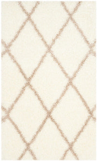 Safavieh Montreal Shag Sgm831F Ivory / Beige Geometric Area Rug