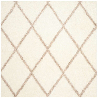 Safavieh Montreal Shag Sgm831F Ivory / Beige Geometric Area Rug