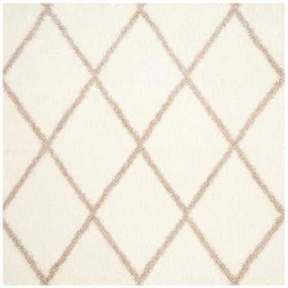 Safavieh Montreal Shag Sgm831F Ivory / Beige Geometric Area Rug