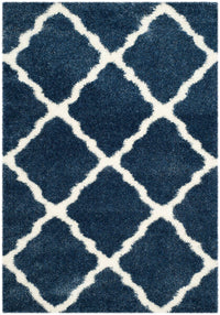 Safavieh Montreal Shag Sgm866A Blue / Ivory Geometric Area Rug