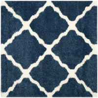 Safavieh Montreal Shag Sgm866A Blue / Ivory Geometric Area Rug