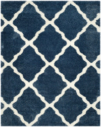 Safavieh Montreal Shag Sgm866A Blue / Ivory Geometric Area Rug