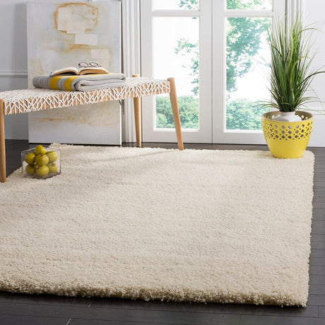 Safavieh Santa Monica Shag Sgn725-1212 Ivory Rugs.