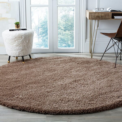 Safavieh Santa Monica Shag Sgn725-2424 Taupe Shag Area Rug