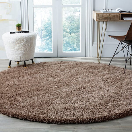 Safavieh Santa Monica Shag Sgn725-2424 Taupe Rugs.