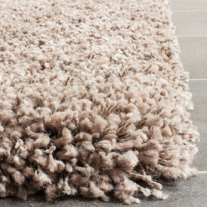 Safavieh Santa Monica Shag Sgn725-2424 Taupe Shag Area Rug