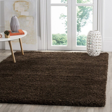 Safavieh Santa Monica Shag Sgn725-2727 Brown Rugs.