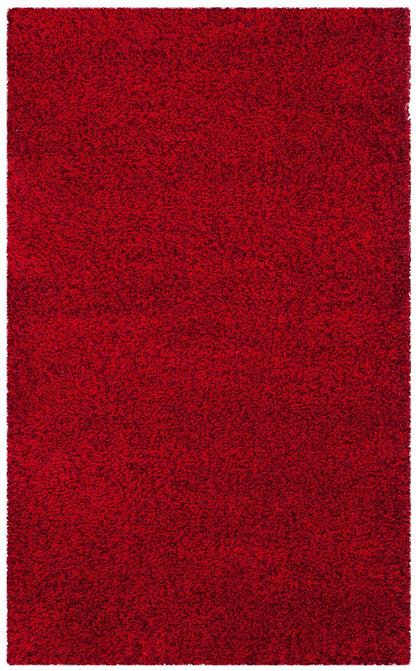 Safavieh Santa Monica Shag Sgn725-4040 Red Shag Area Rug