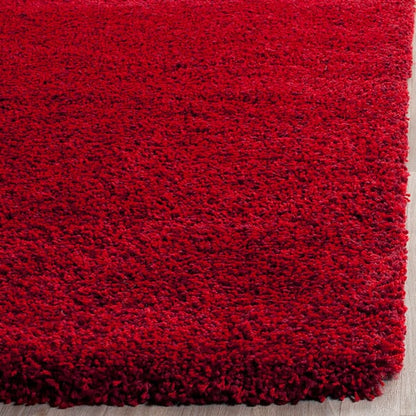 Safavieh Santa Monica Shag Sgn725-4040 Red Shag Area Rug