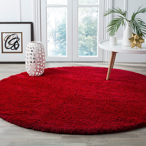 Safavieh Santa Monica Shag Sgn725-4040 Red Rugs.