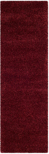 Safavieh Santa Monica Shag Sgn725-4242 Maroon Shag Area Rug