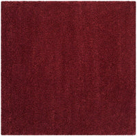 Safavieh Santa Monica Shag Sgn725-4242 Maroon Shag Area Rug