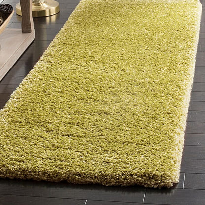 Safavieh Santa Monica Shag Sgn725-5252 Green Shag Area Rug