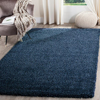 Safavieh Santa Monica Shag Sgn725-7070 Navy Shag Area Rug