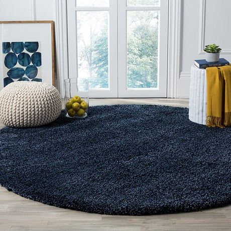 Safavieh Santa Monica Shag Sgn725-7070 Navy Rugs.