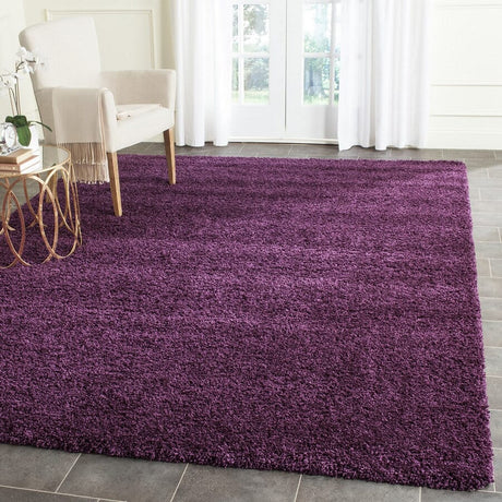 Safavieh Santa Monica Shag Sgn725-7373 Purple Rugs.