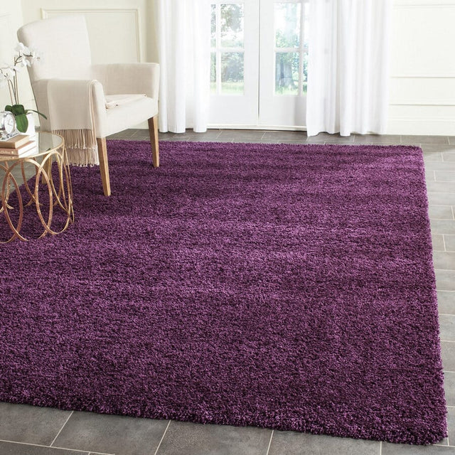 Safavieh Santa Monica Shag Sgn725-7373 Purple Shag Area Rug