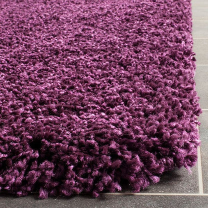 Safavieh Santa Monica Shag Sgn725-7373 Purple Shag Area Rug