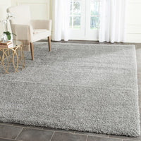 Safavieh Santa Monica Shag Sgn725-7575 Silver Shag Area Rug