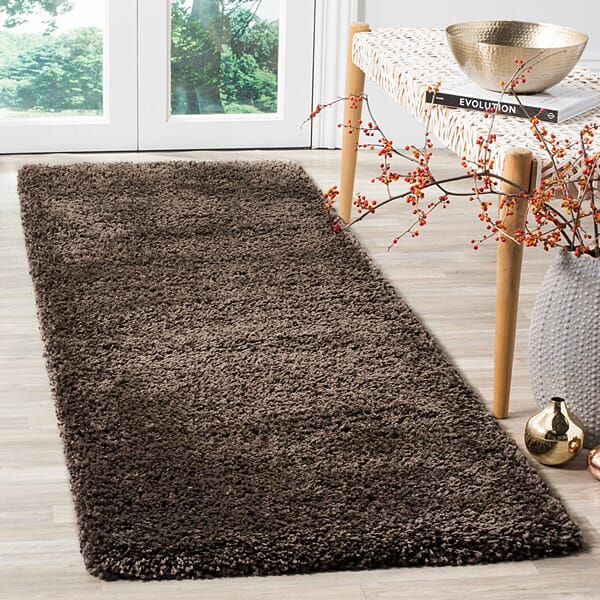 Safavieh Santa Monica Shag Sgn725-8181 Mushroom Shag Area Rug