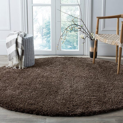 Safavieh Santa Monica Shag Sgn725-8181 Mushroom Shag Area Rug