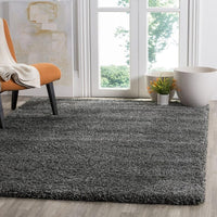 Safavieh Santa Monica Shag Sgn725-8484 Dark Grey Shag Area Rug