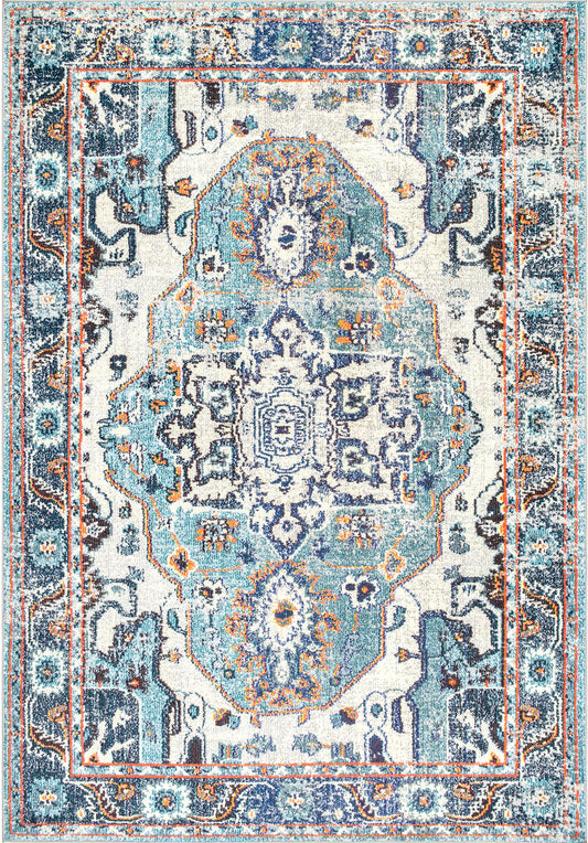 Nuloom Corbett Bohemian Nco2240A Blue Area Rug