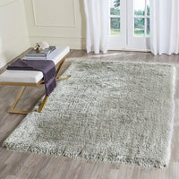 Safavieh Memory Foam Plush Shag Sgp256B Silver Shag Area Rug