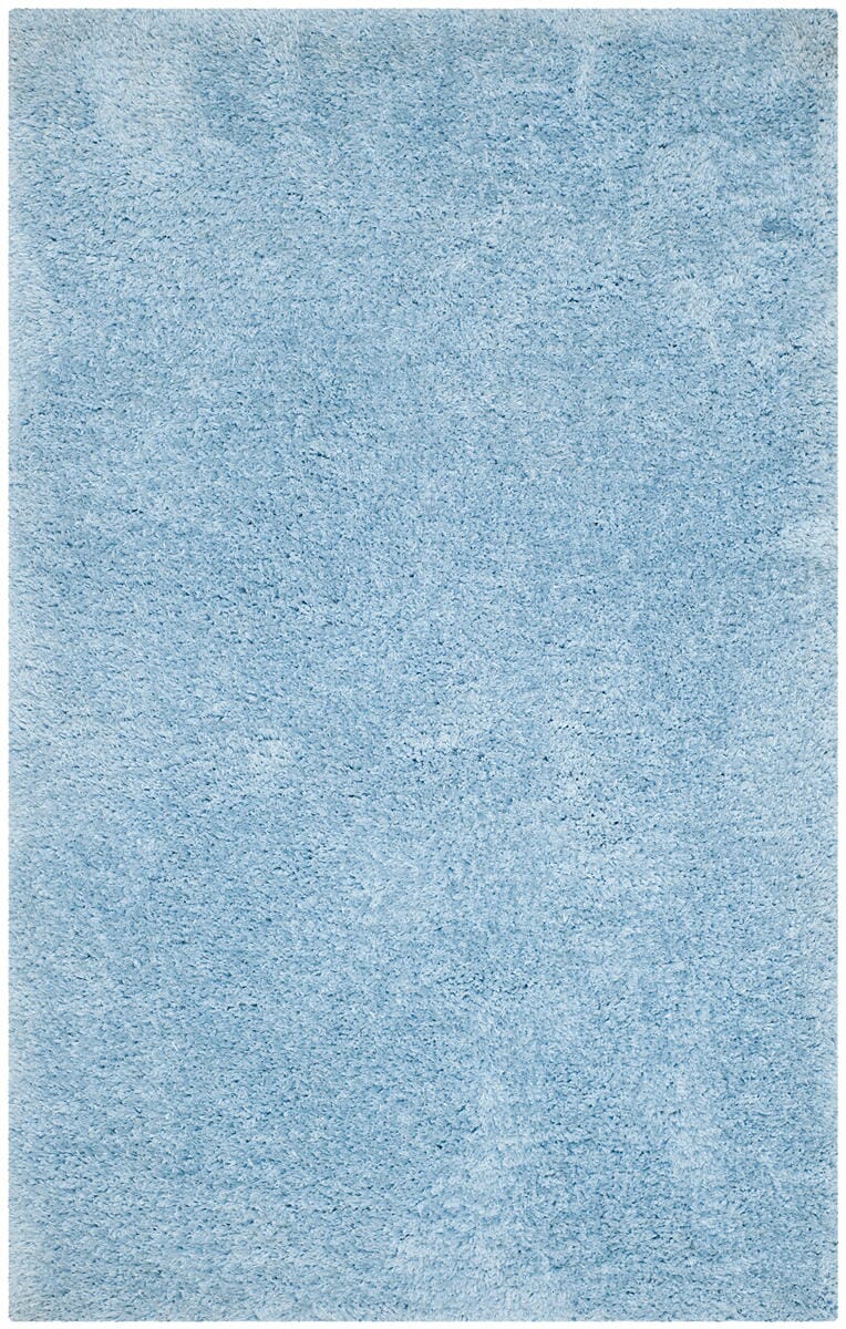 Safavieh Super Shag Sgs621D Light Blue Shag Area Rug