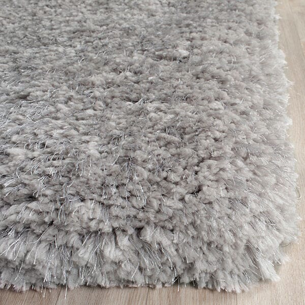 Safavieh Super Shag Sgs621E Silver Shag Area Rug