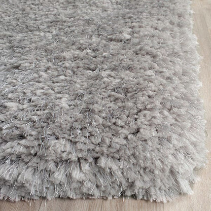 Safavieh Super Shag Sgs621E Silver Shag Area Rug