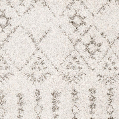 Surya Serengeti Shag Sgt-2314 Taupe, Khaki, White, Dark Brown Moroccan Area Rug