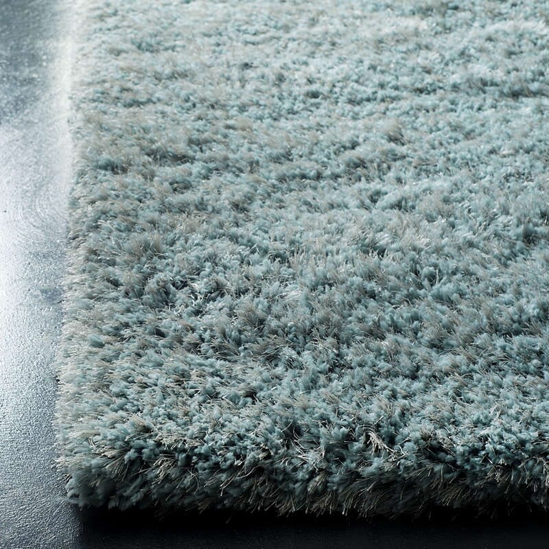 Safavieh Toronto Shag Sgt501M Blue Shag Area Rug