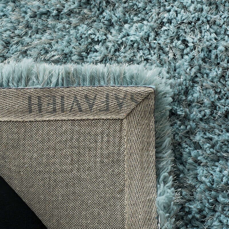 Safavieh Toronto Shag Sgt501M Blue Shag Area Rug