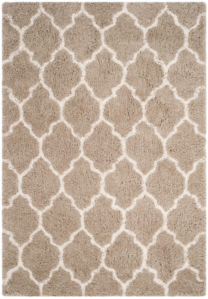 Safavieh Toronto Shag Sgt602C Silver / Ivory Geometric Area Rug