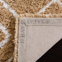 Safavieh Toronto Shag Sgt609B Beige / Ivory Geometric Area Rug