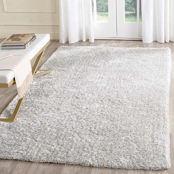 Safavieh Toronto Shag Sgt711A Light Grey Rug.