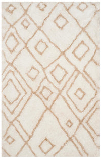 Safavieh Toronto Shag Sgt727C Ivory / Beige Moroccan Area Rug