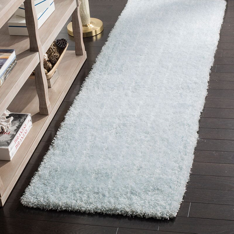 Safavieh Toronto Shag Sgtw711B Ivory / Aqua Shag Area Rug