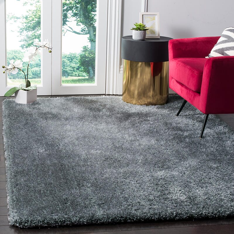 Safavieh Toronto Shag Sgtw711F Dark Grey Shag Area Rug