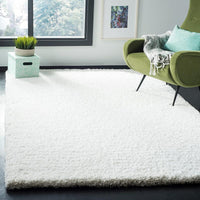 Safavieh Ultimate Shag Sgu210A Ivory Shag Area Rug