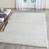 Safavieh Ultimate Shag Sgu211A Silver / Ivory Shag Area Rug