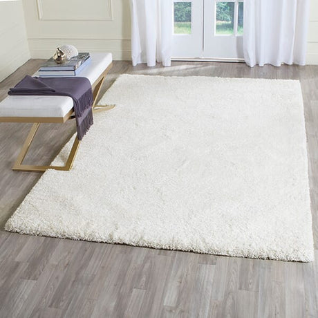 Safavieh Ultimate Shag Sgu211B Ivory Rugs.